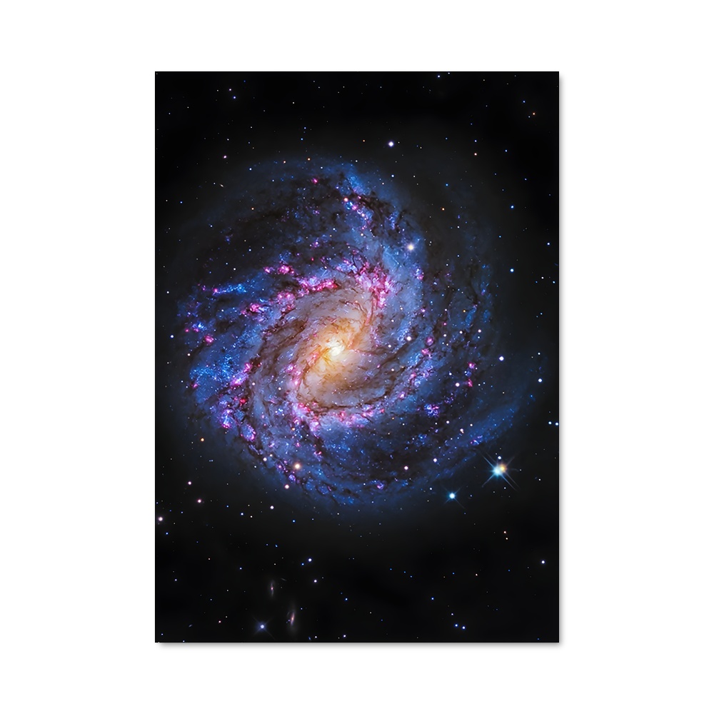 Poster magnifique galaxie Pinwheel